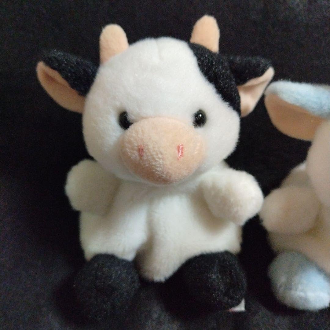 Amazon.co.jp: 当時物 レトロ AURORA 牛 ぬいぐるみ うし ウシ